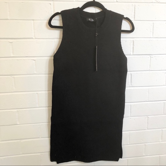 Long Sweater Vest with Slits - Picture 2 of 6